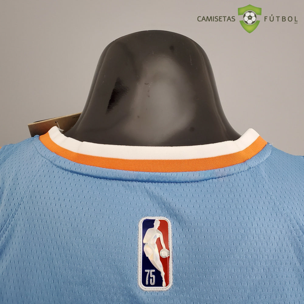 Camiseta Los Angeles Clippers 21-22 - Paul George 13 Azul Celeste Nba
