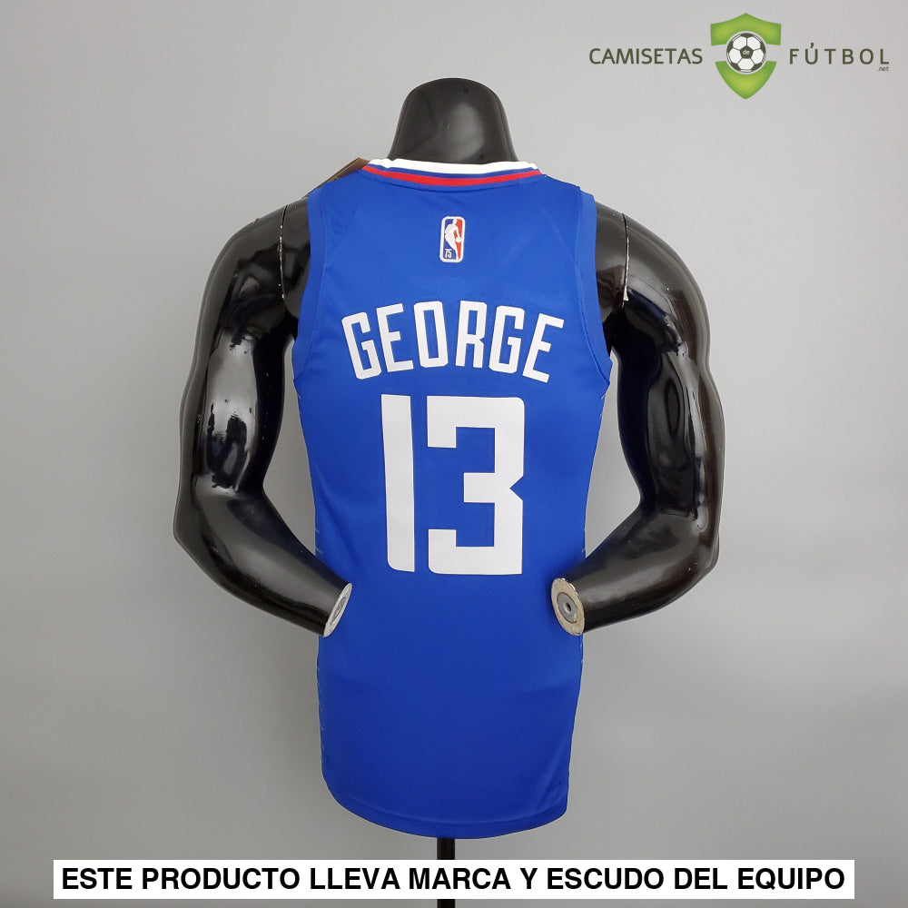 Camiseta Los Angeles Clippers 21-22 - Paul George 13 Azul Nba