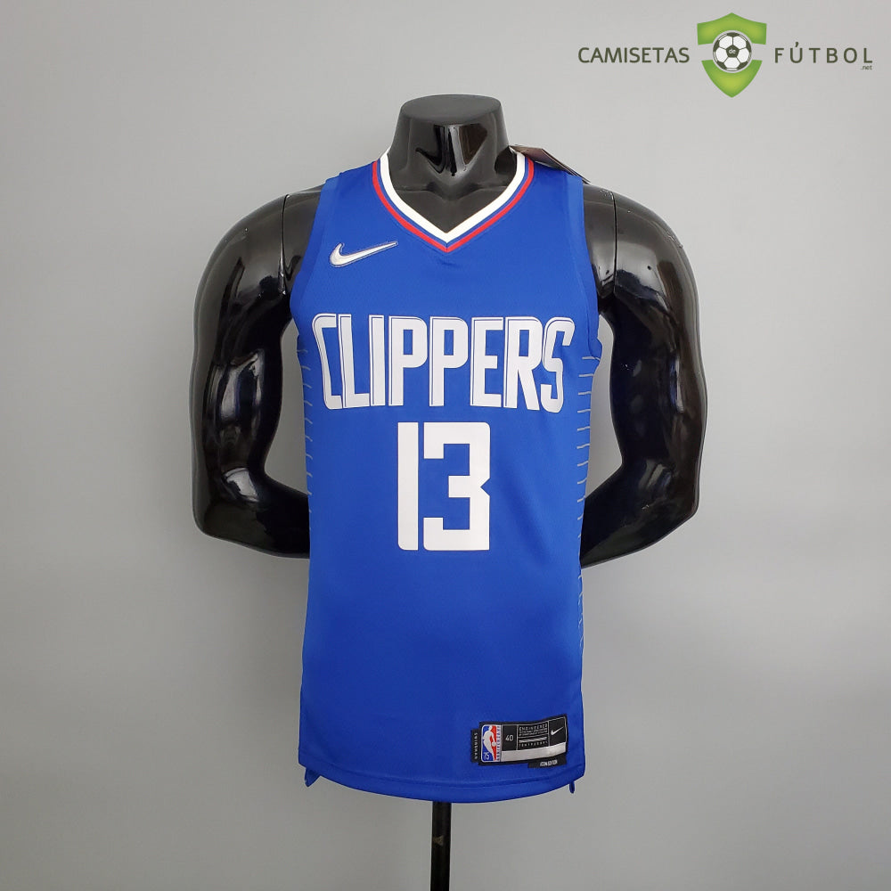 Camiseta Los Angeles Clippers 21-22 - Paul George 13 Azul Nba