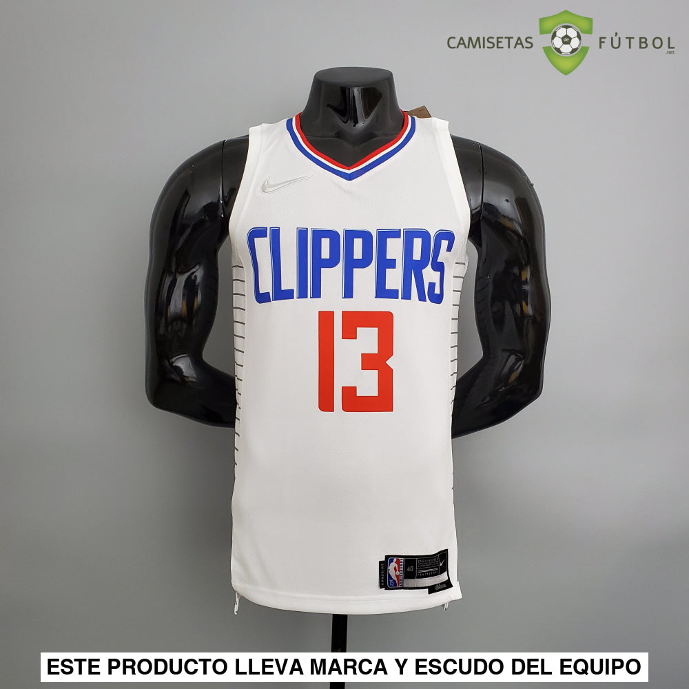 Camiseta Los Angeles Clippers 21-22 - Paul George 13 Blanco Nba