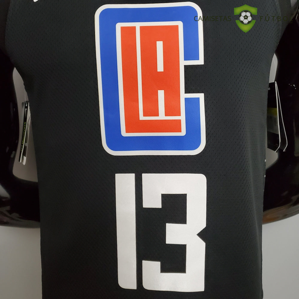 Camiseta Los Angeles Clippers 21-22 - Paul George 13 Negro Nba