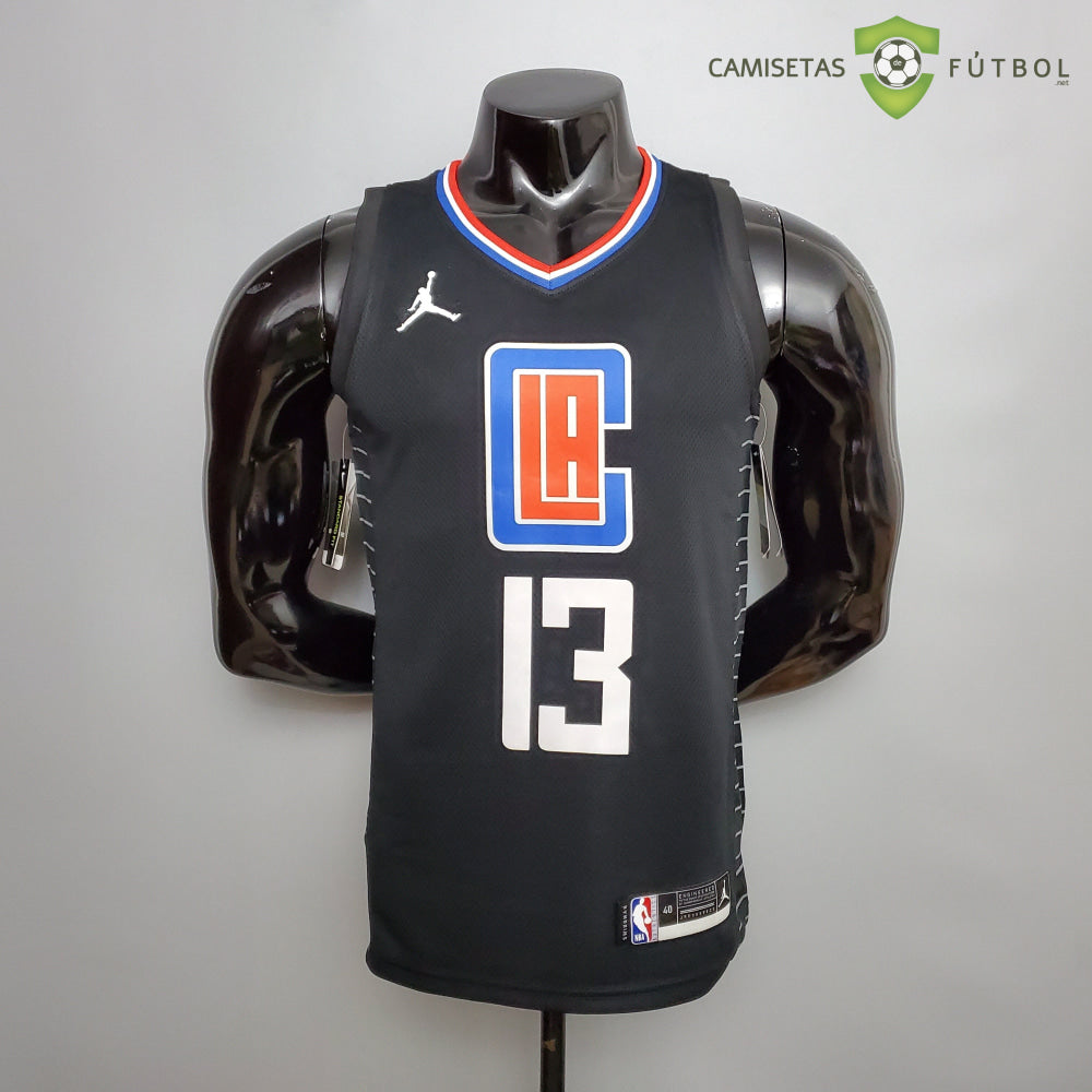 Camiseta Los Angeles Clippers 21-22 - Paul George 13 Negro Nba
