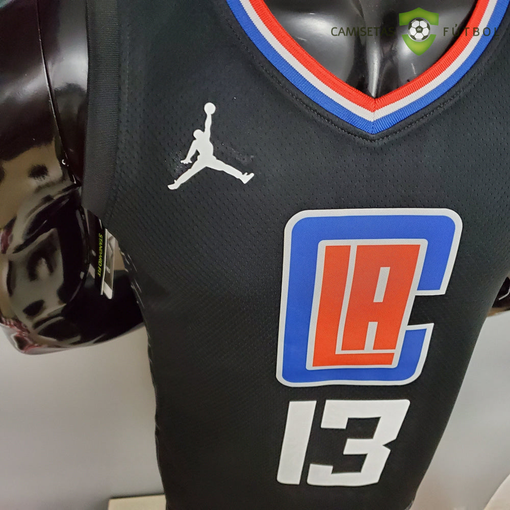 Camiseta Los Angeles Clippers 21-22 - Paul George 13 Negro Nba