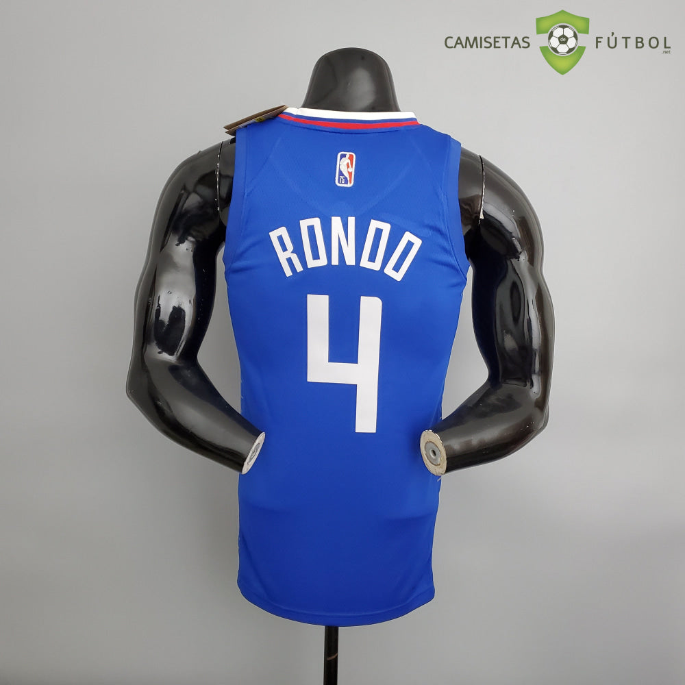 Camiseta Los Angeles Clippers 21-22 - Rajon Rondo 4 Azul Nba