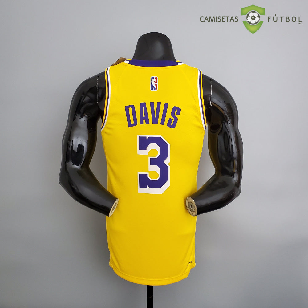 Camiseta Los Angeles Lakers 21-22 - Anthony Davis 3 Amarilla Nba