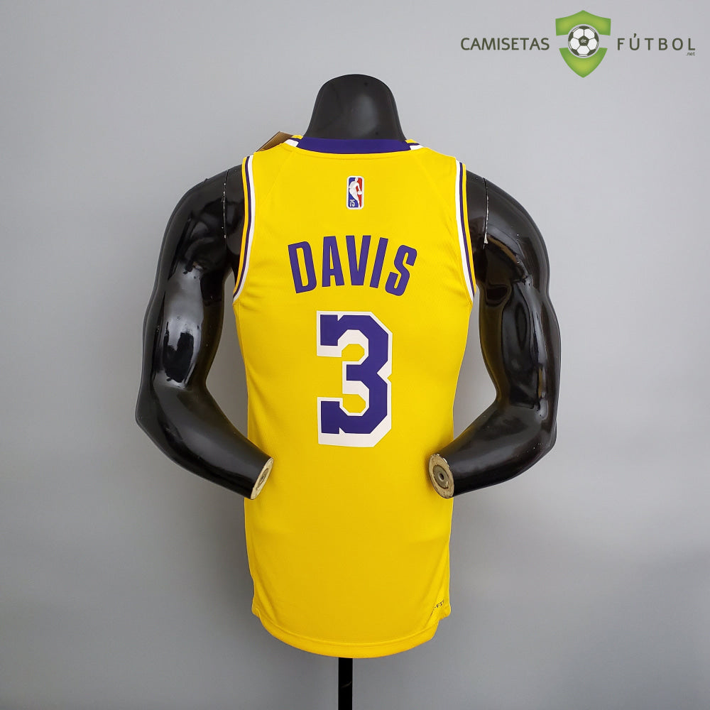 Camiseta Los Angeles Lakers 21-22 - Anthony Davis 3 Amarilla Nba