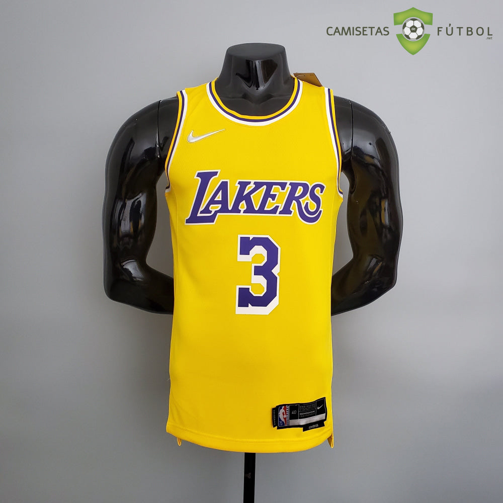 Camiseta Los Angeles Lakers 21-22 - Anthony Davis 3 Amarilla Nba
