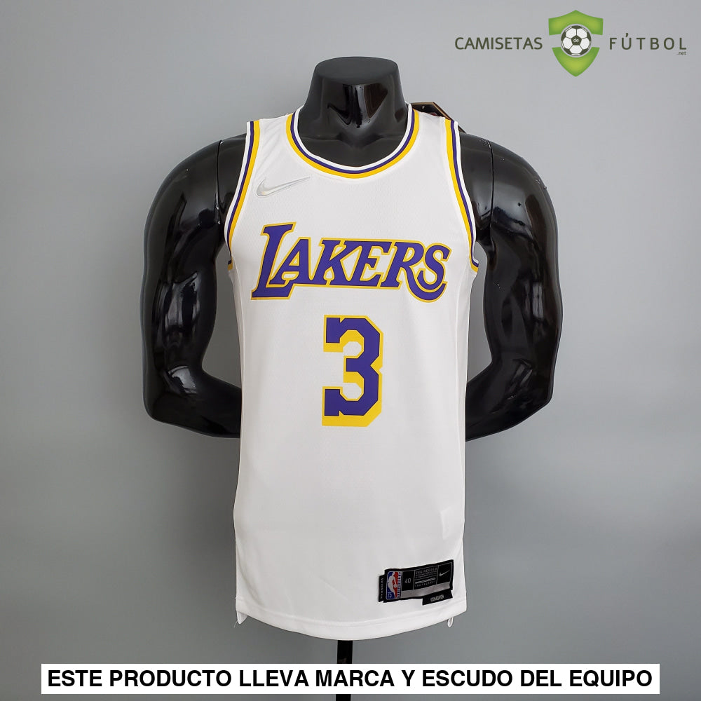 Camiseta Los Angeles Lakers 21-22 - Anthony Davis 3 Blanco Nba