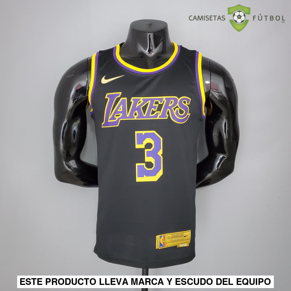 Camiseta Los Angeles Lakers 21-22 - Anthony Davis 3 Earned Edition Nba