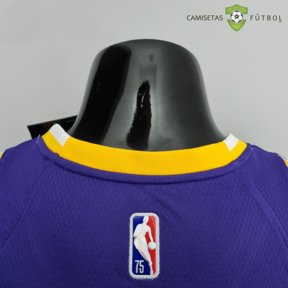 Camiseta Los Angeles Lakers 21-22 - Anthony Davis 3 Púrpura Amarilla Nba