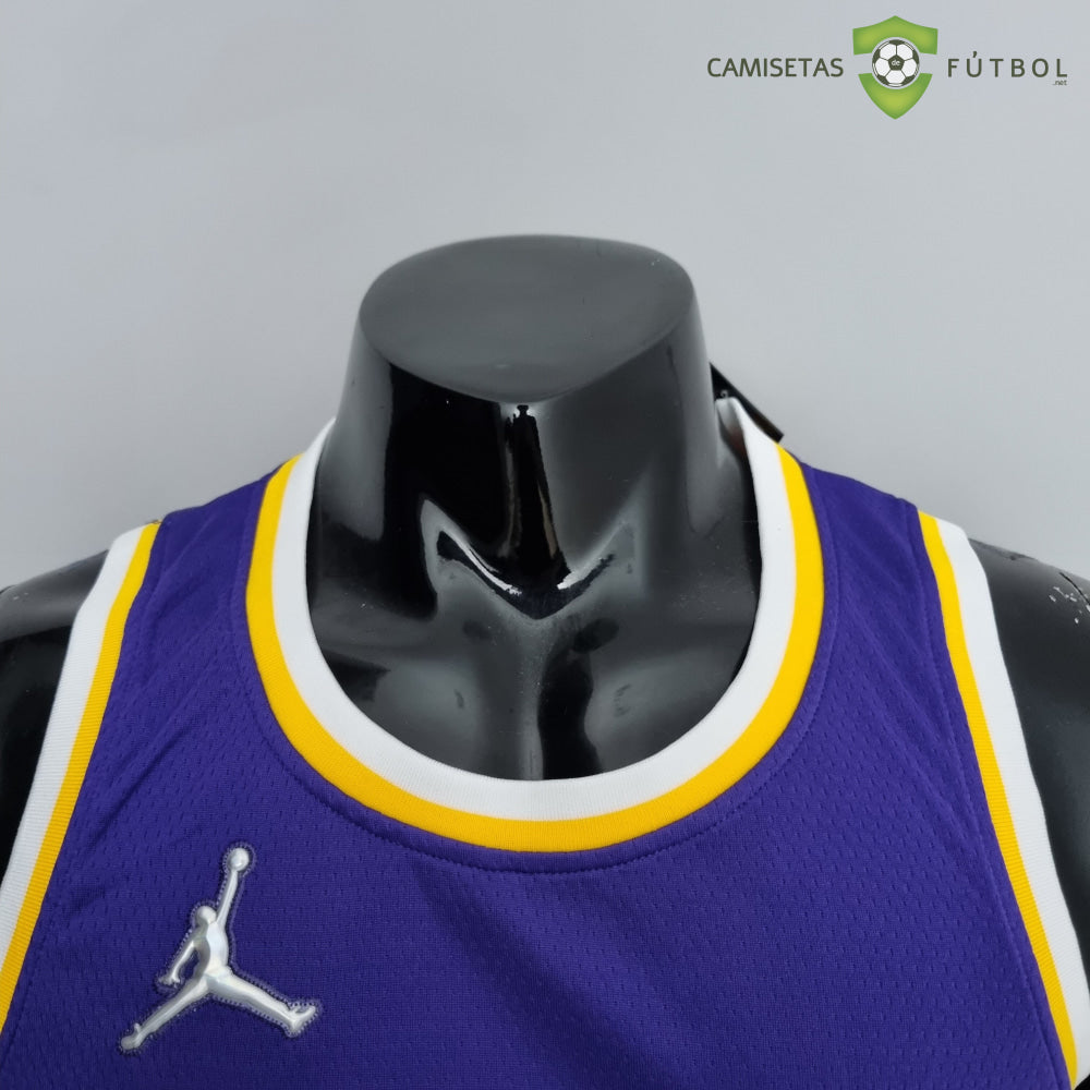 Camiseta Los Angeles Lakers 21-22 - Anthony Davis 3 Púrpura Amarilla Nba