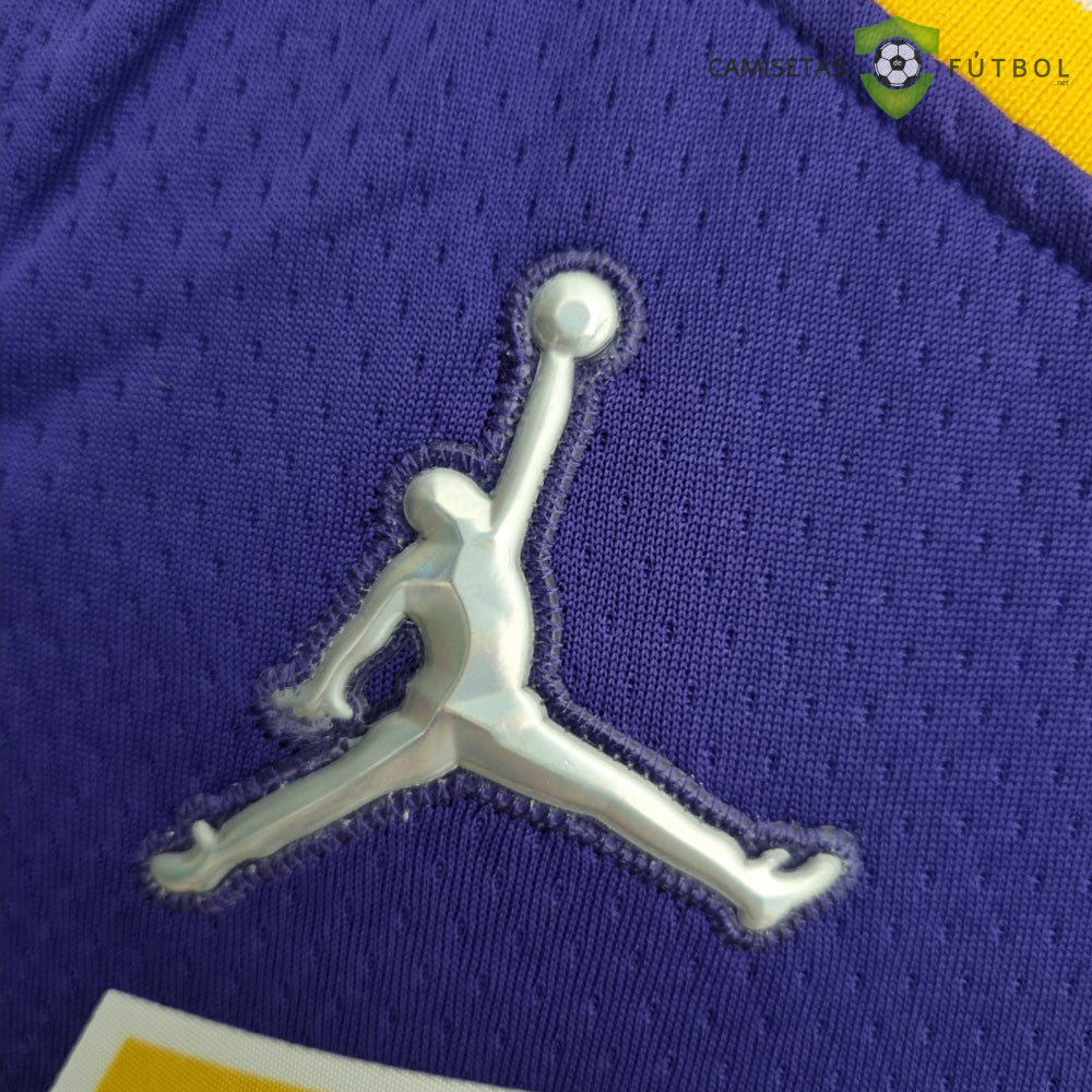 Camiseta Los Angeles Lakers 21-22 - Anthony Davis 3 Púrpura Amarilla Nba