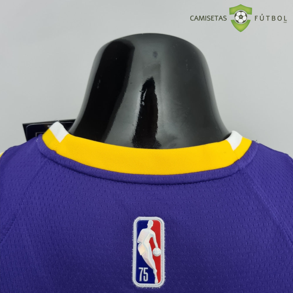 Camiseta Los Angeles Lakers 21-22 - Carmelo Anthony 7 Púrpura Amarilla Nba