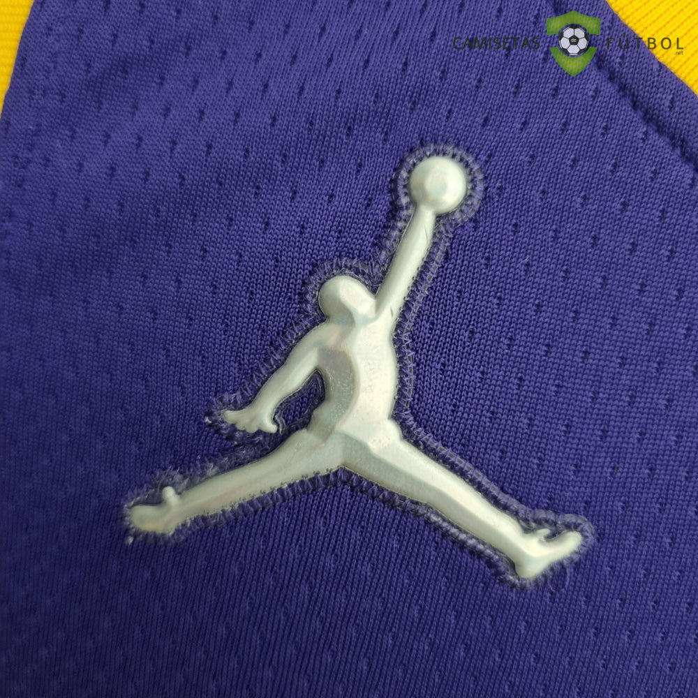 Camiseta Los Angeles Lakers 21-22 - Carmelo Anthony 7 Púrpura Amarilla Nba