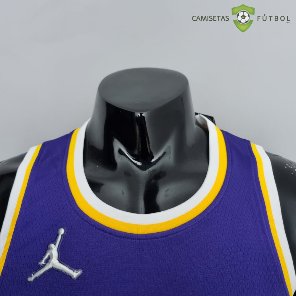 Camiseta Los Angeles Lakers 21-22 - Carmelo Anthony 7 Púrpura Amarilla Nba