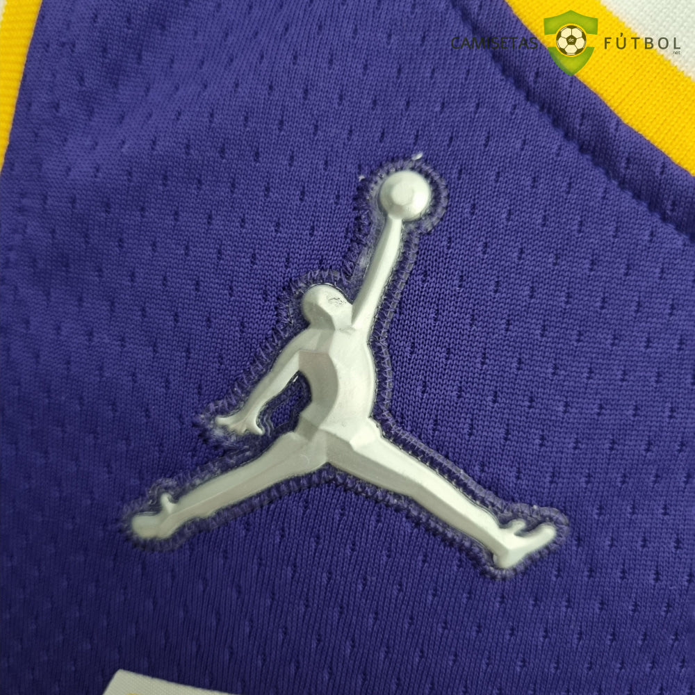 Camiseta Los Angeles Lakers 21-22 - Dwight Howard 39 Púrpura Amarilla Nba