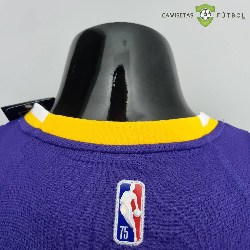 Camiseta Los Angeles Lakers 21-22 - Dwight Howard 39 Púrpura Amarilla Nba