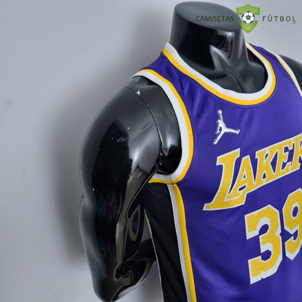 Camiseta Los Angeles Lakers 21-22 - Dwight Howard 39 Púrpura Amarilla Nba