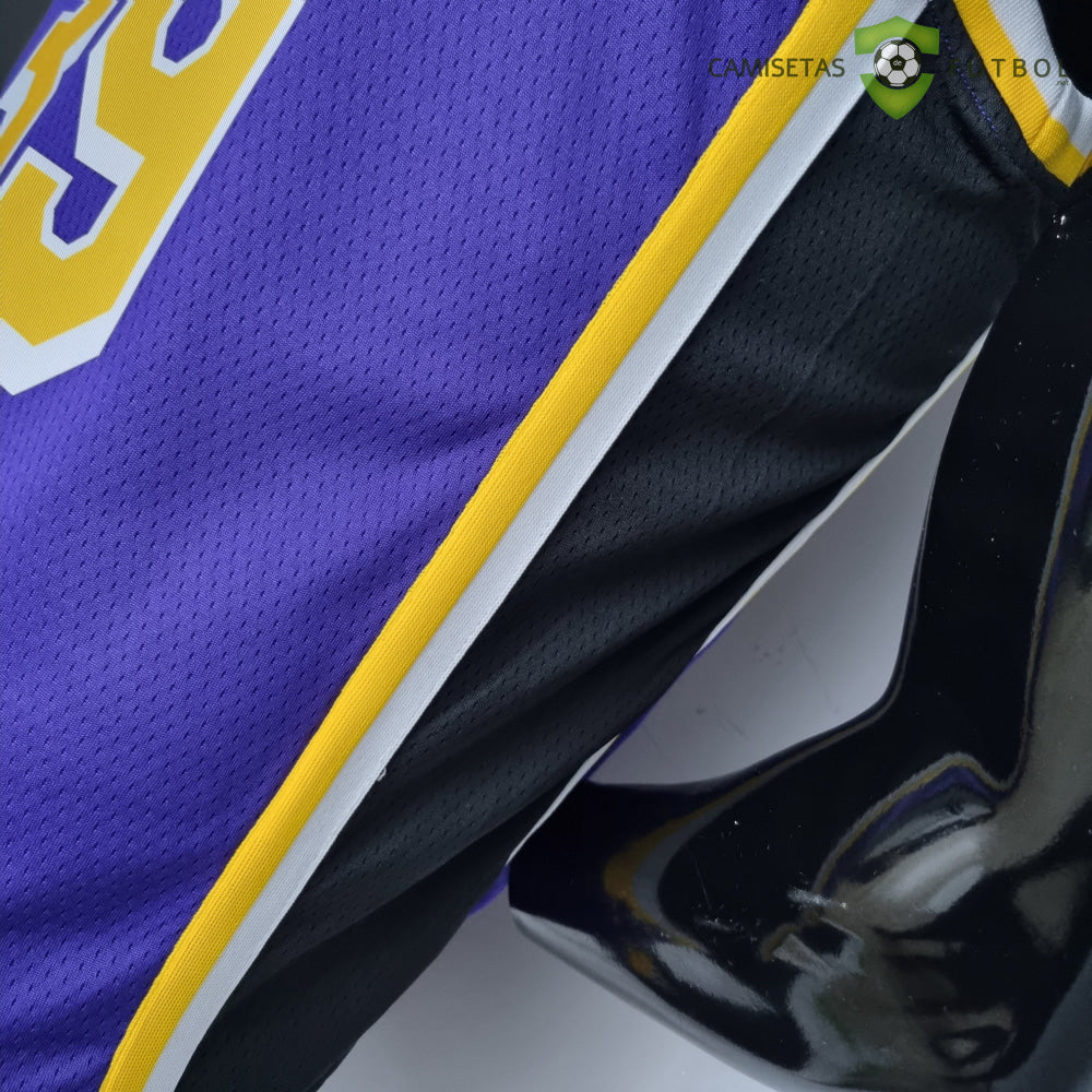 Camiseta Los Angeles Lakers 21-22 - Dwight Howard 39 Púrpura Amarilla Nba