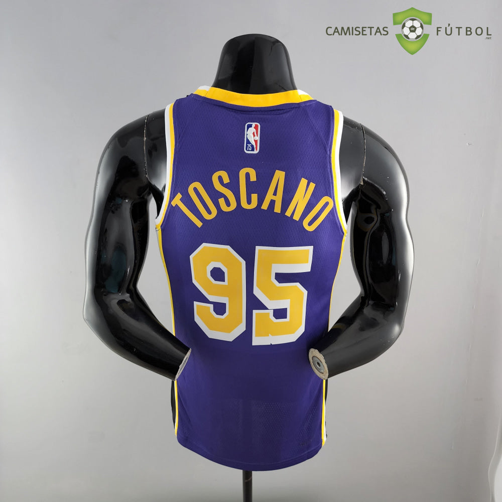 Camiseta Los Angeles Lakers 21-22 - Juan Toscano-Anderson 95 Púrpura Amarilla Nba