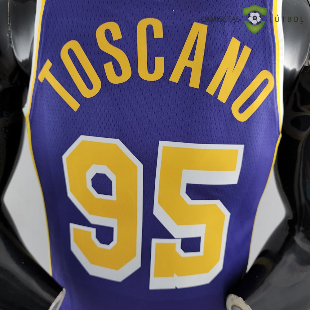 Camiseta Los Angeles Lakers 21-22 - Juan Toscano-Anderson 95 Púrpura Amarilla Nba