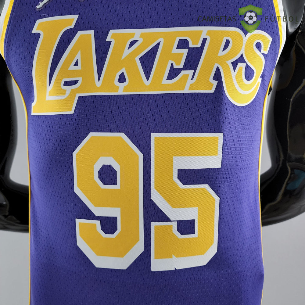 Camiseta Los Angeles Lakers 21-22 - Juan Toscano-Anderson 95 Púrpura Amarilla Nba