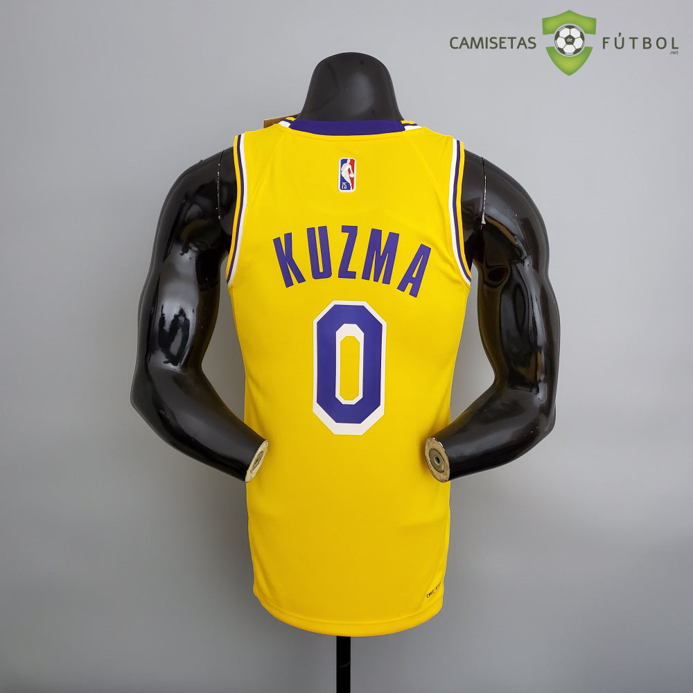 Camiseta Los Angeles Lakers 21-22 - Kyle Kuzma 0 Amarilla Nba