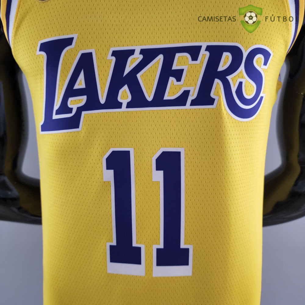 Camiseta Los Angeles Lakers 21-22 - Kyrie Irving 11 Amarilla Nba