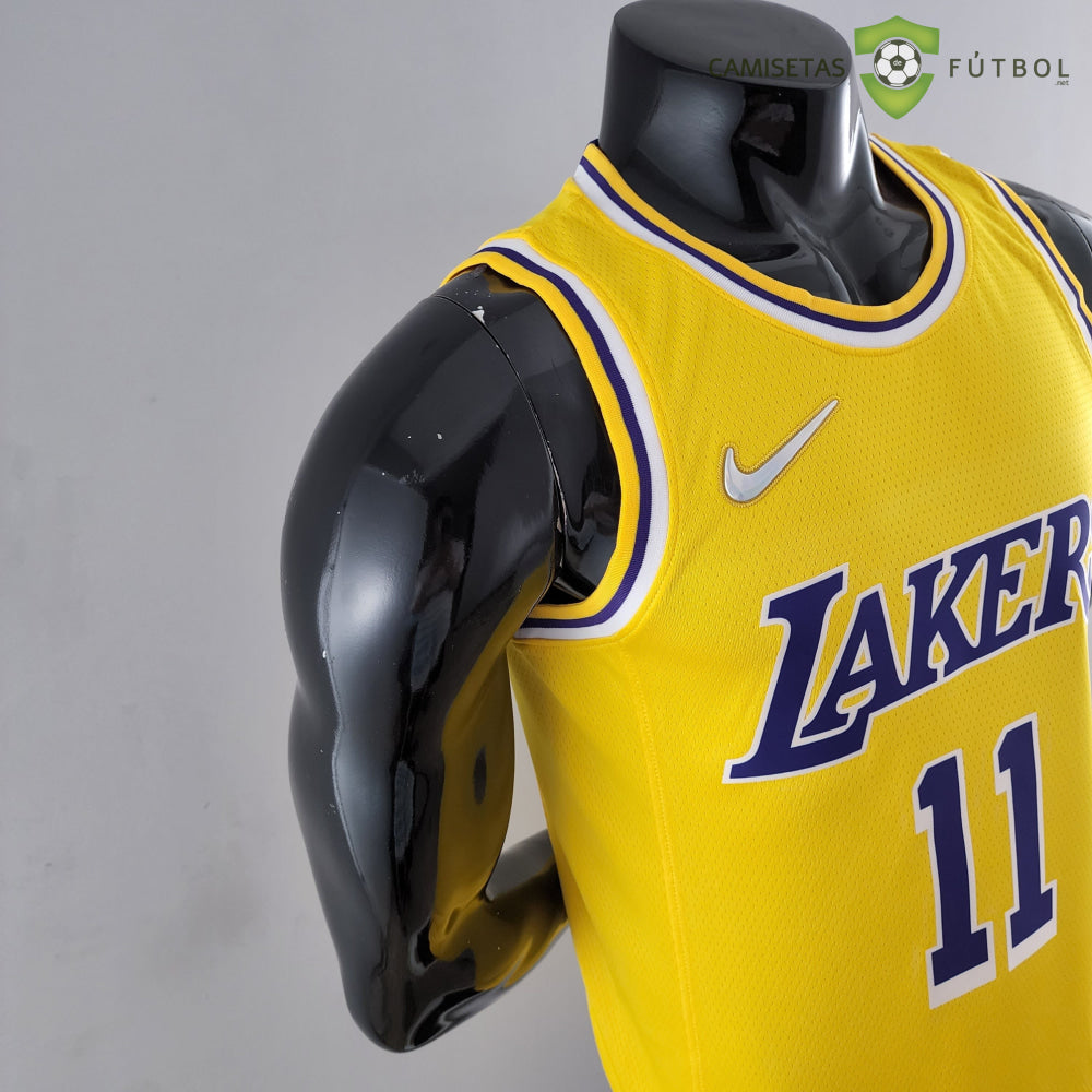 Camiseta Los Angeles Lakers 21-22 - Kyrie Irving 11 Amarilla Nba