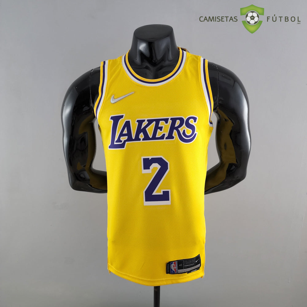 Camiseta Los Angeles Lakers 21-22 - Kyrie Irving 2 Amarilla Nba