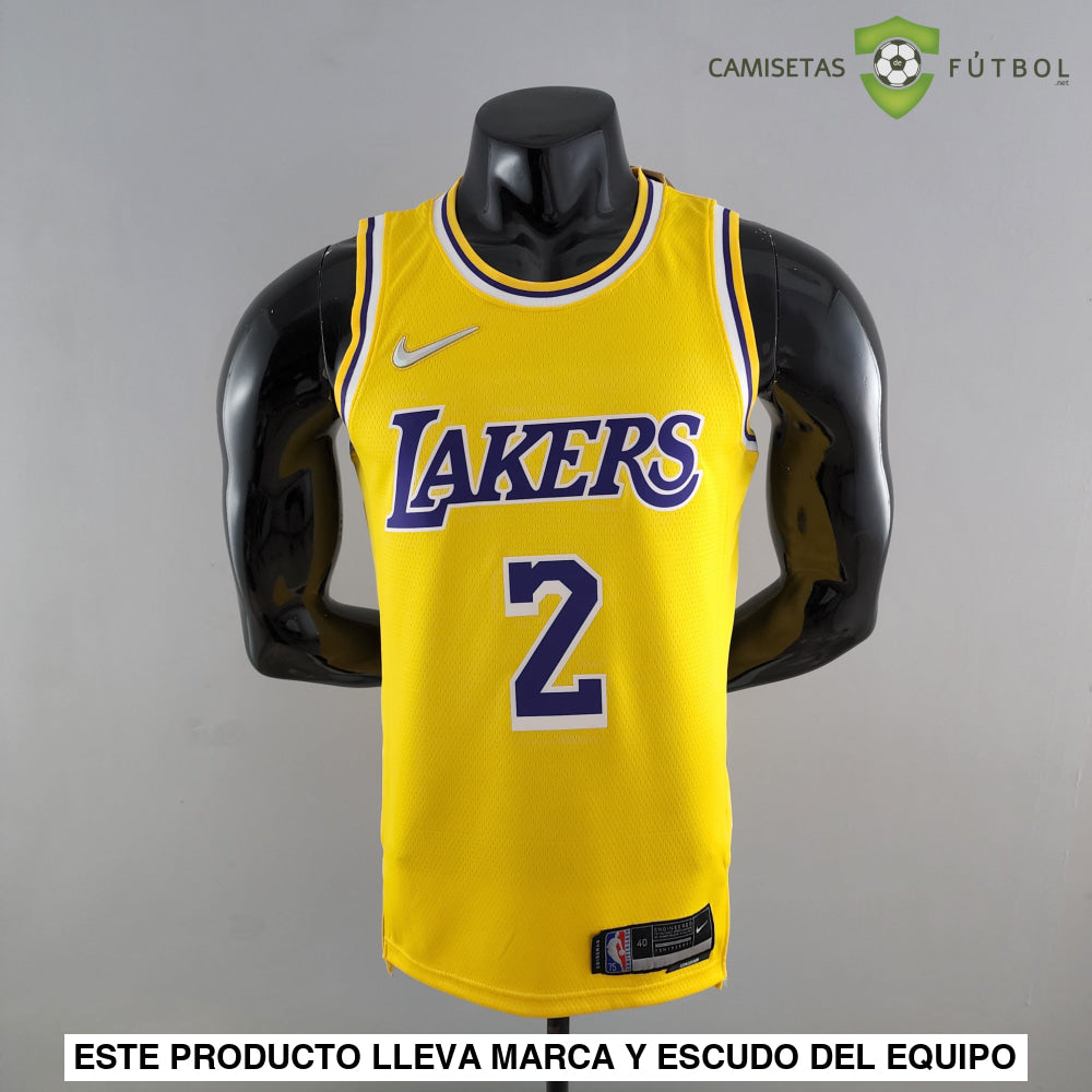 Camiseta Los Angeles Lakers 21-22 - Kyrie Irving 2 Amarilla Nba