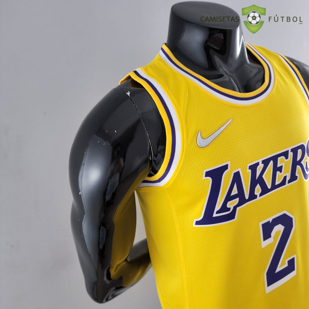 Camiseta Los Angeles Lakers 21-22 - Kyrie Irving 2 Amarilla Nba