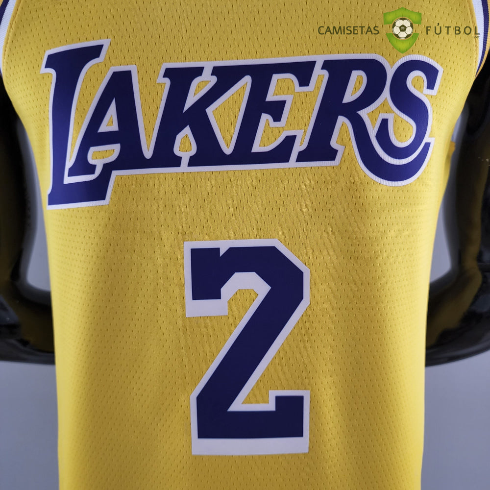 Camiseta Los Angeles Lakers 21-22 - Kyrie Irving 2 Amarilla Nba