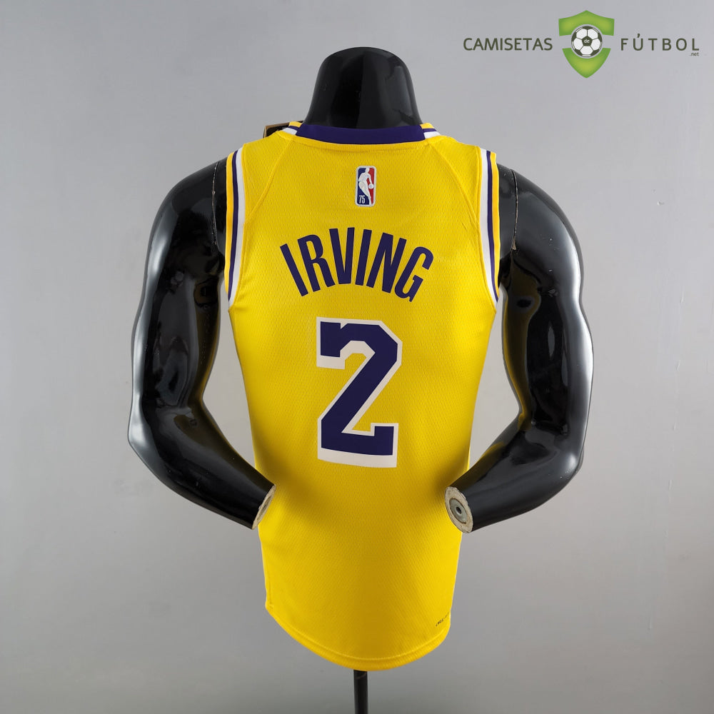 Camiseta Los Angeles Lakers 21-22 - Kyrie Irving 2 Amarilla Nba