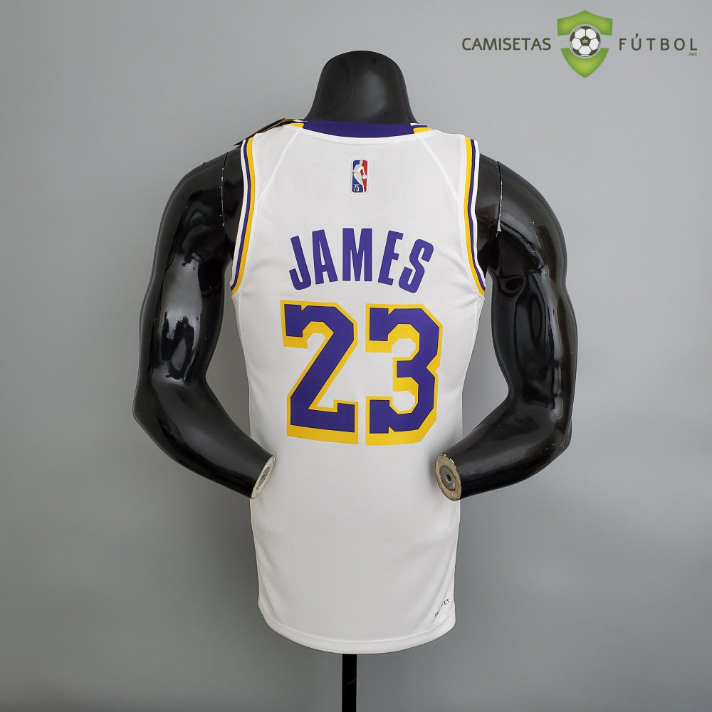 Camiseta Los Angeles Lakers 21-22 - Lebron James 23 Blanco Nba