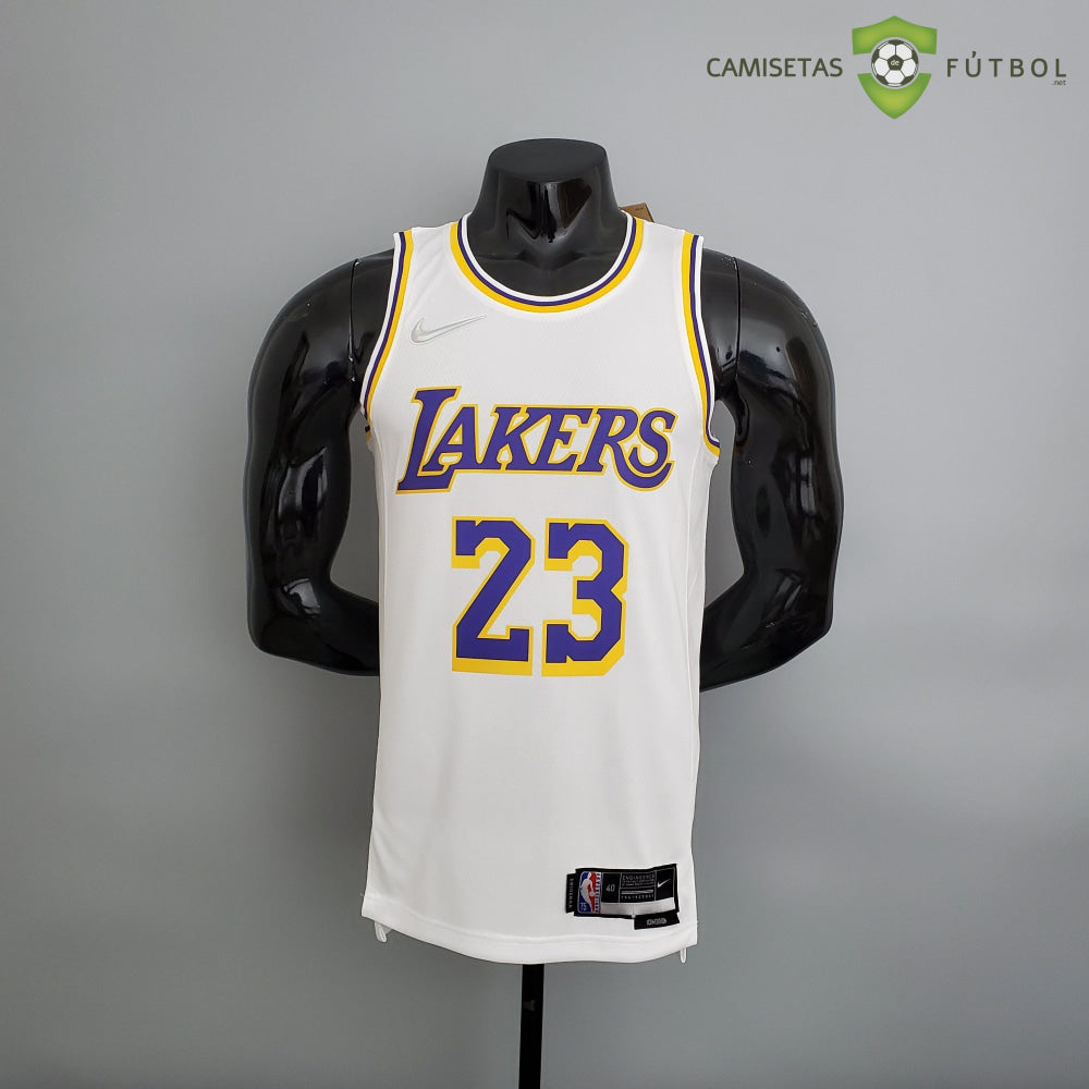 Camiseta Los Angeles Lakers 21-22 - Lebron James 23 Blanco Nba