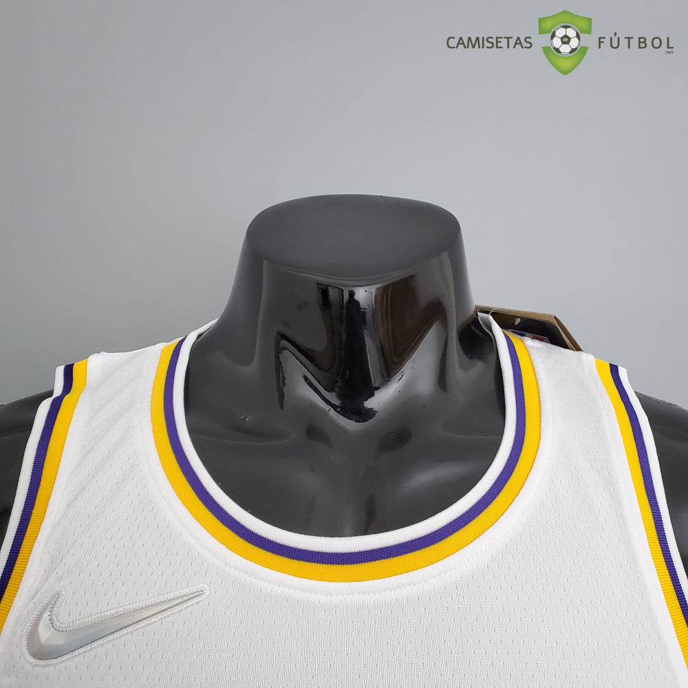Camiseta Los Angeles Lakers 21-22 - Lebron James 6 Blanco Nba