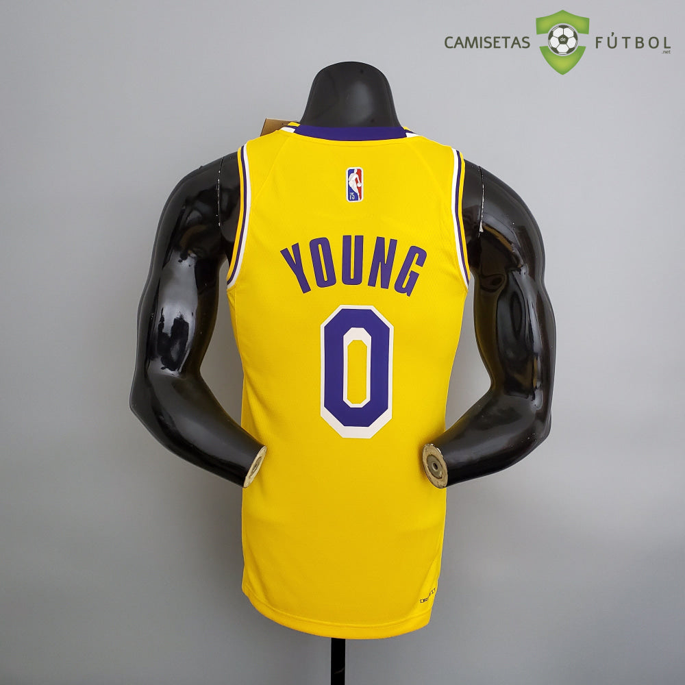 Camiseta Los Angeles Lakers 21-22 - Nick Young 0 Amarilla Nba