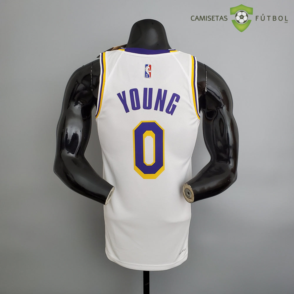 Camiseta Los Angeles Lakers 21-22 - Nick Young 0 Blanco Nba