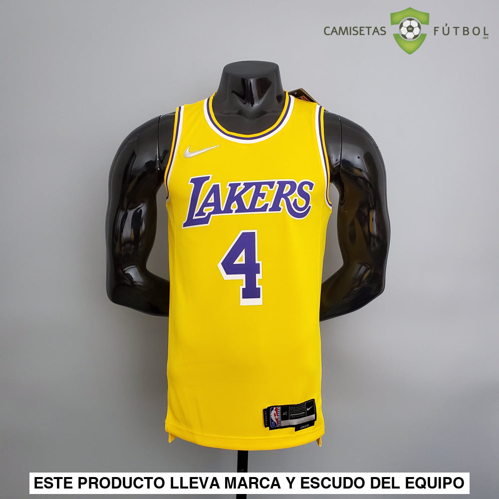 Camiseta Los Angeles Lakers 21-22 - Rajon Rondo 4 Amarilla Nba