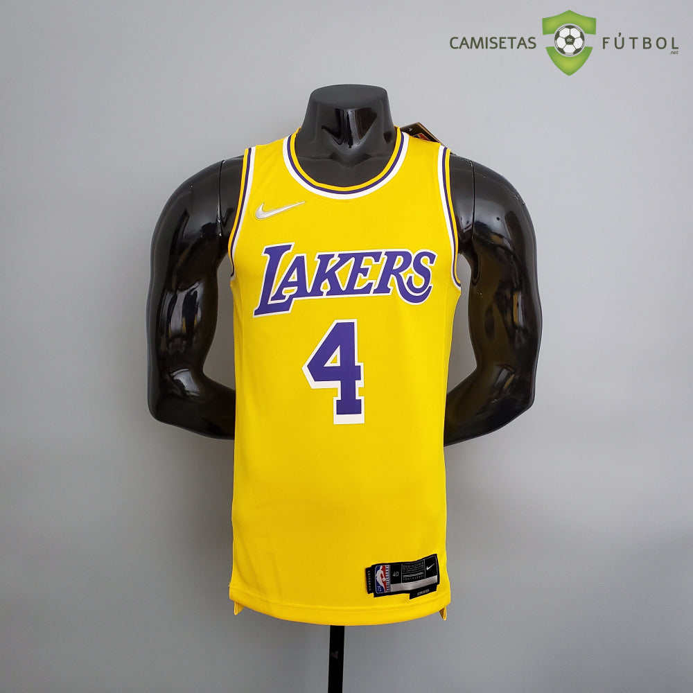 Camiseta Los Angeles Lakers 21-22 - Rajon Rondo 4 Amarilla Nba