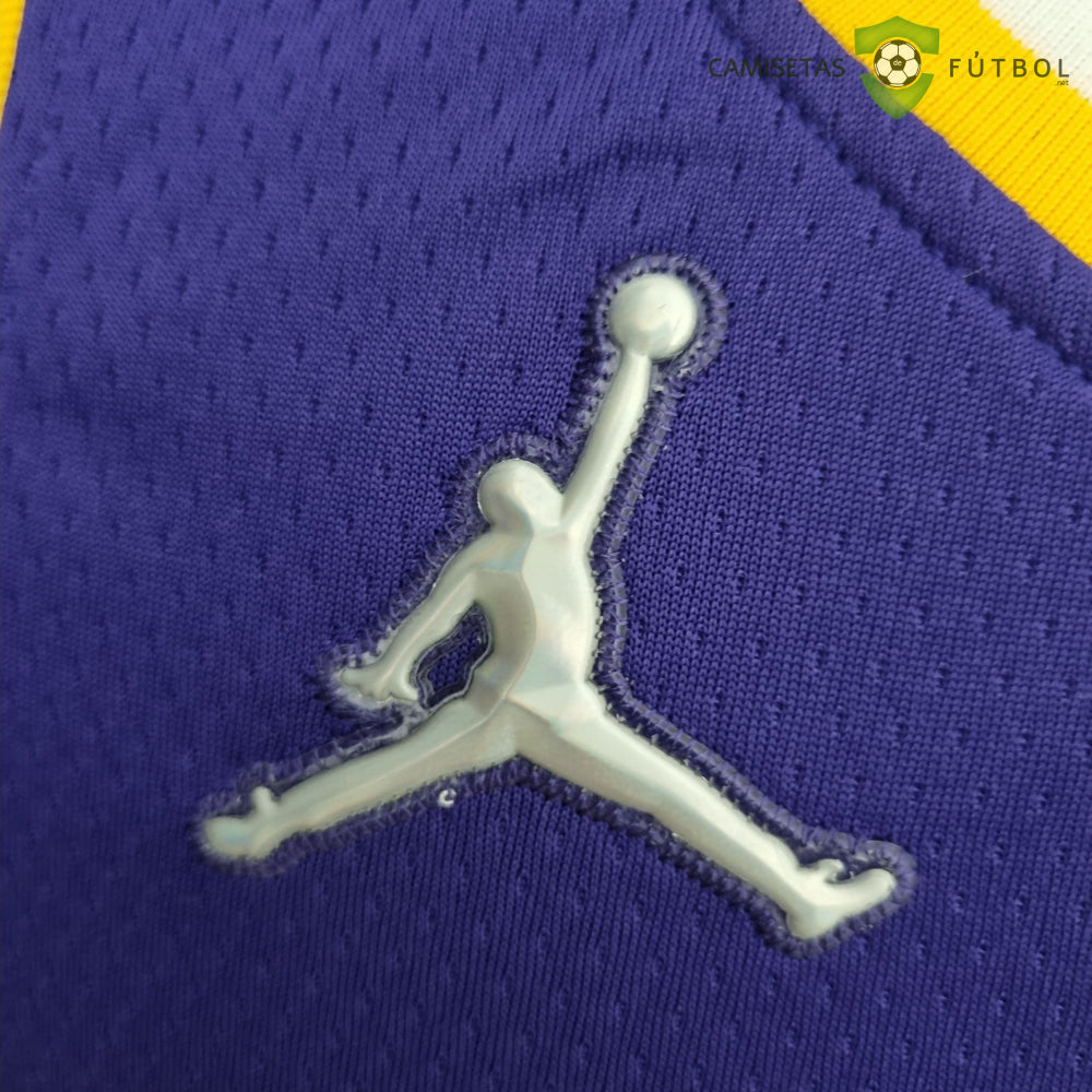 Camiseta Los Angeles Lakers 21-22 - Rajon Rondo 4 Púrpura Amarilla Nba