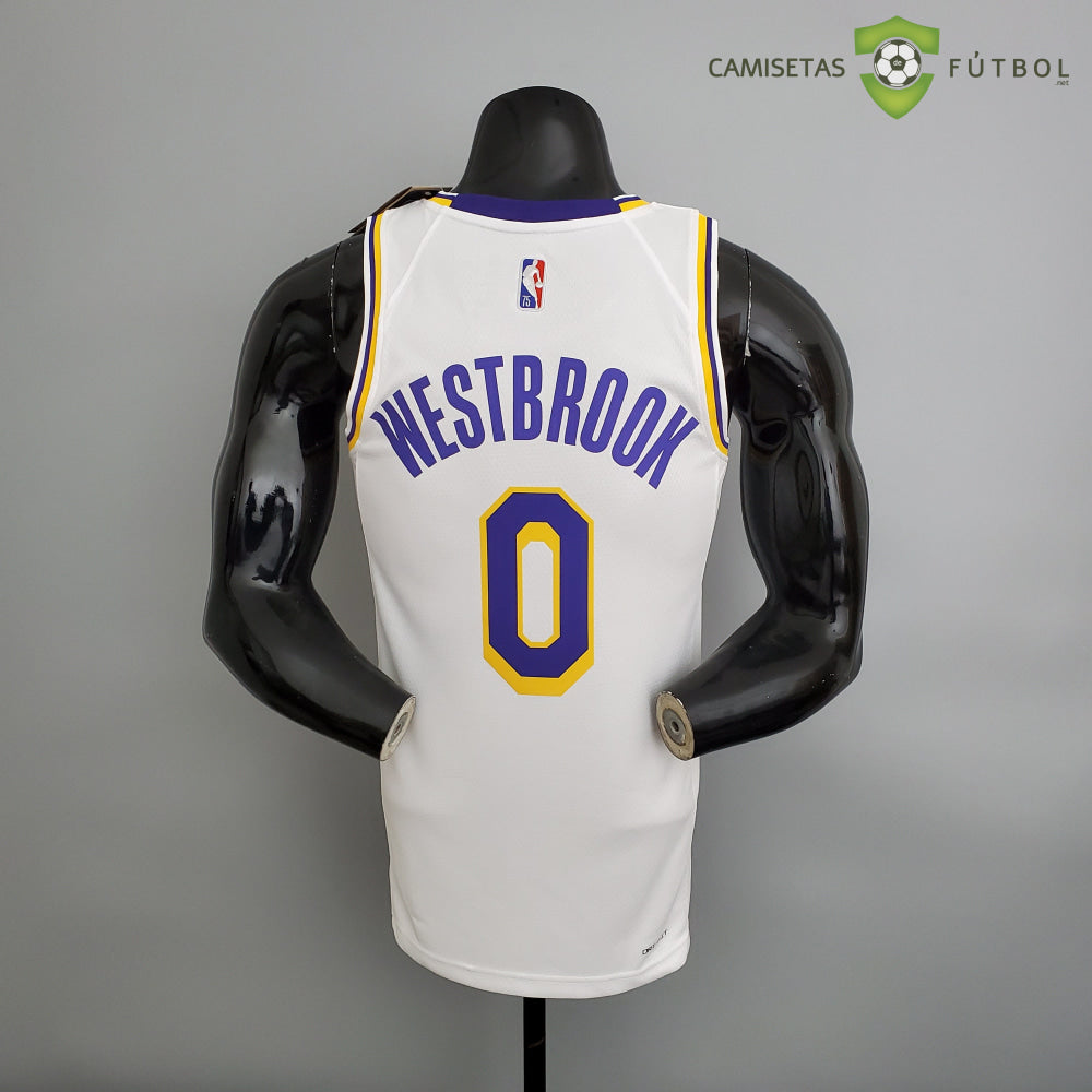 Camiseta Los Angeles Lakers 21-22 - Russell Westbrook 0 Blanco Nba
