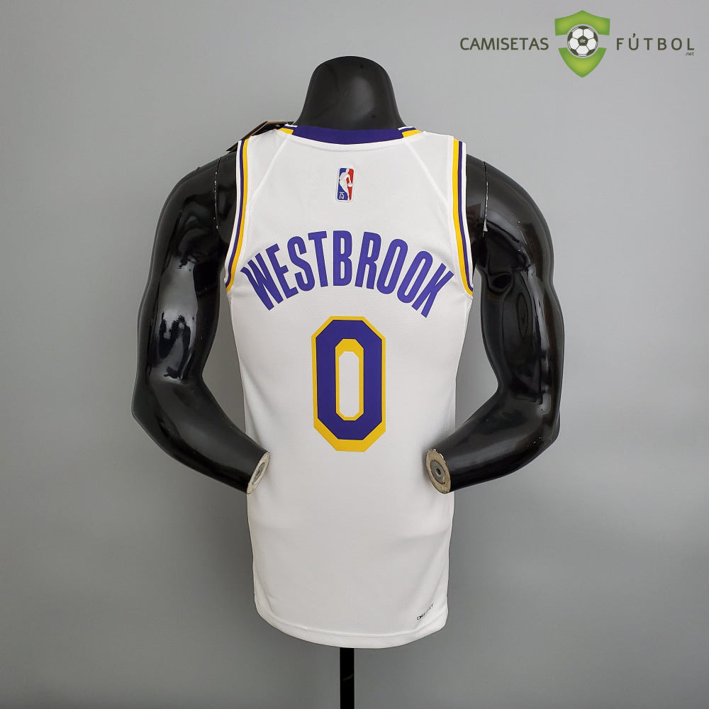 Camiseta Los Angeles Lakers 21-22 - Russell Westbrook 0 Blanco Nba