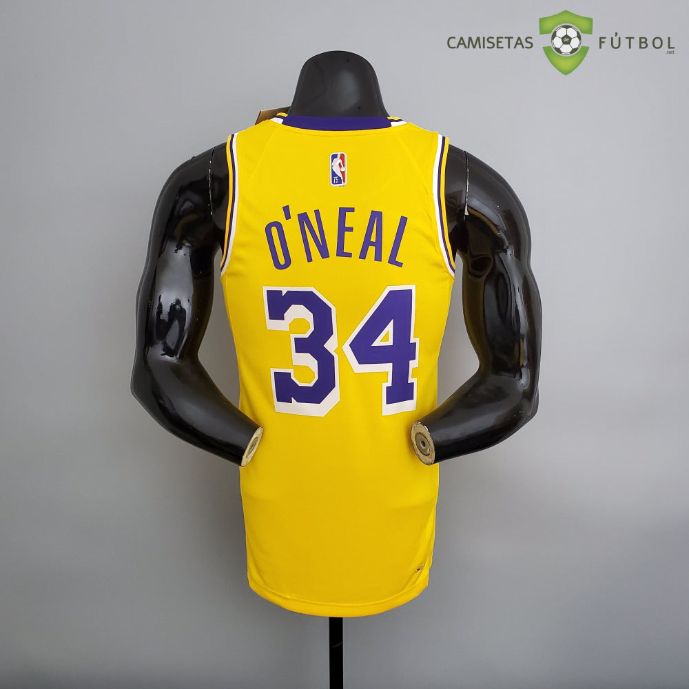 Camiseta Los Angeles Lakers 21-22 - Shaquille Oneal 34 Amarilla Nba