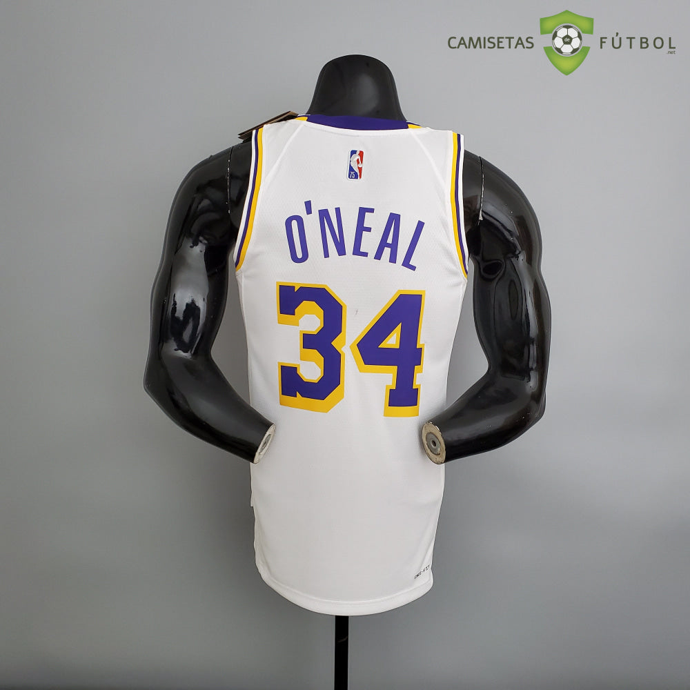 Camiseta Los Angeles Lakers 21-22 - Shaquille Oneal 34 Blanco Nba