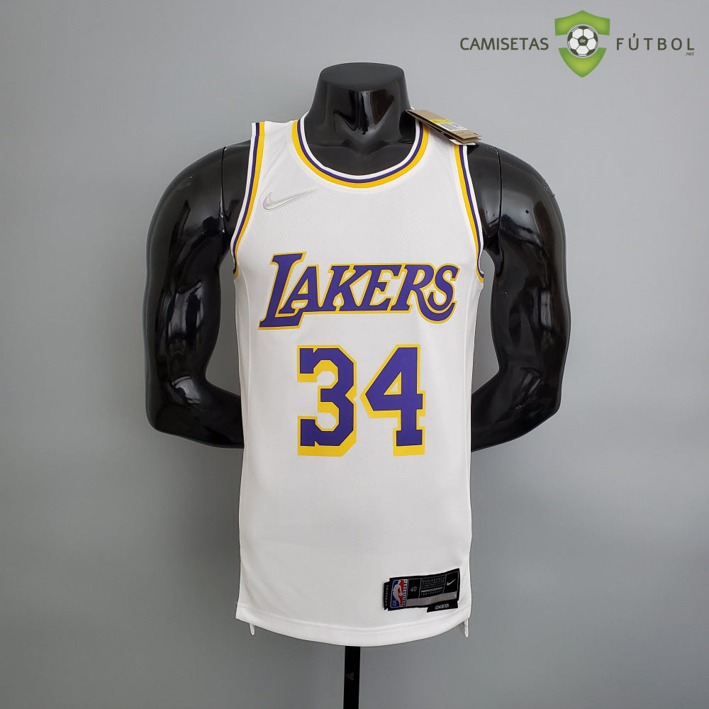 Camiseta Los Angeles Lakers 21-22 - Shaquille Oneal 34 Blanco Nba