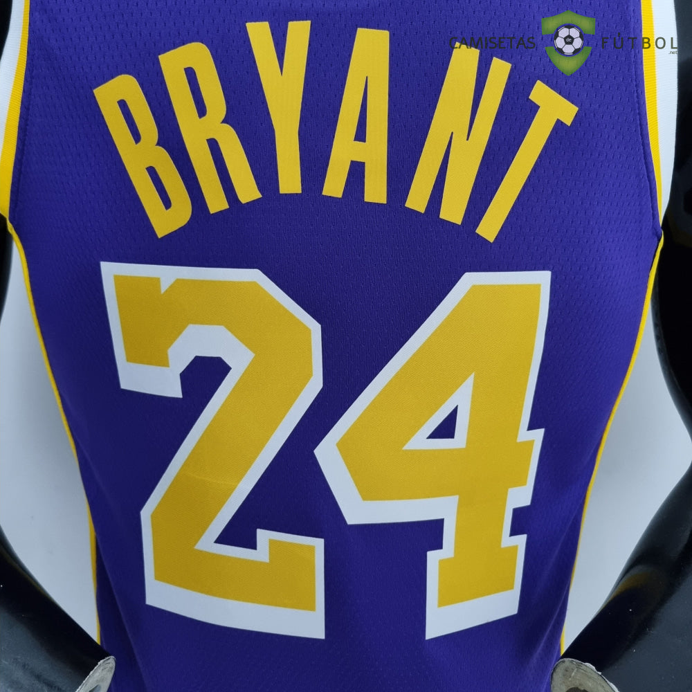 Camiseta Los Angeles Lakers 21-22 - Thomas Bryant 24 Púrpura Amarilla Nba