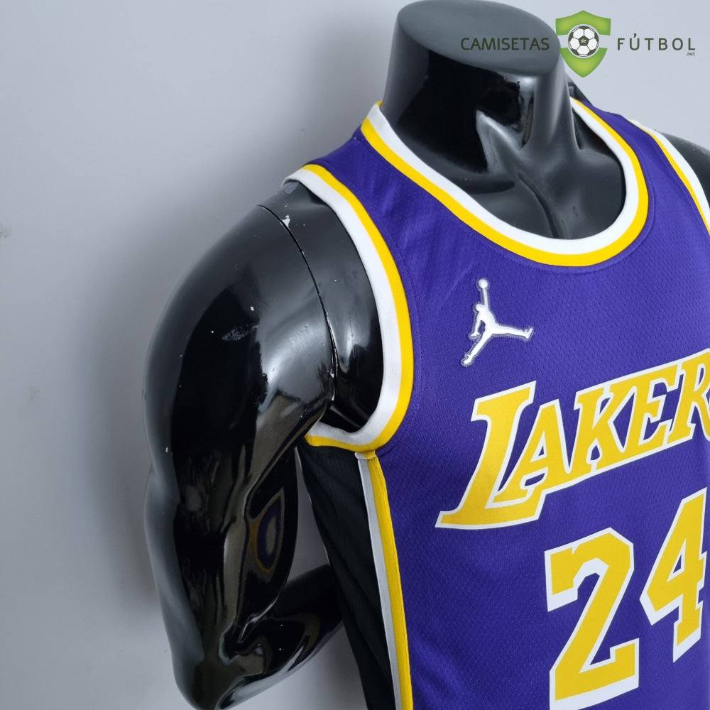 Camiseta Los Angeles Lakers 21-22 - Thomas Bryant 24 Púrpura Amarilla Nba