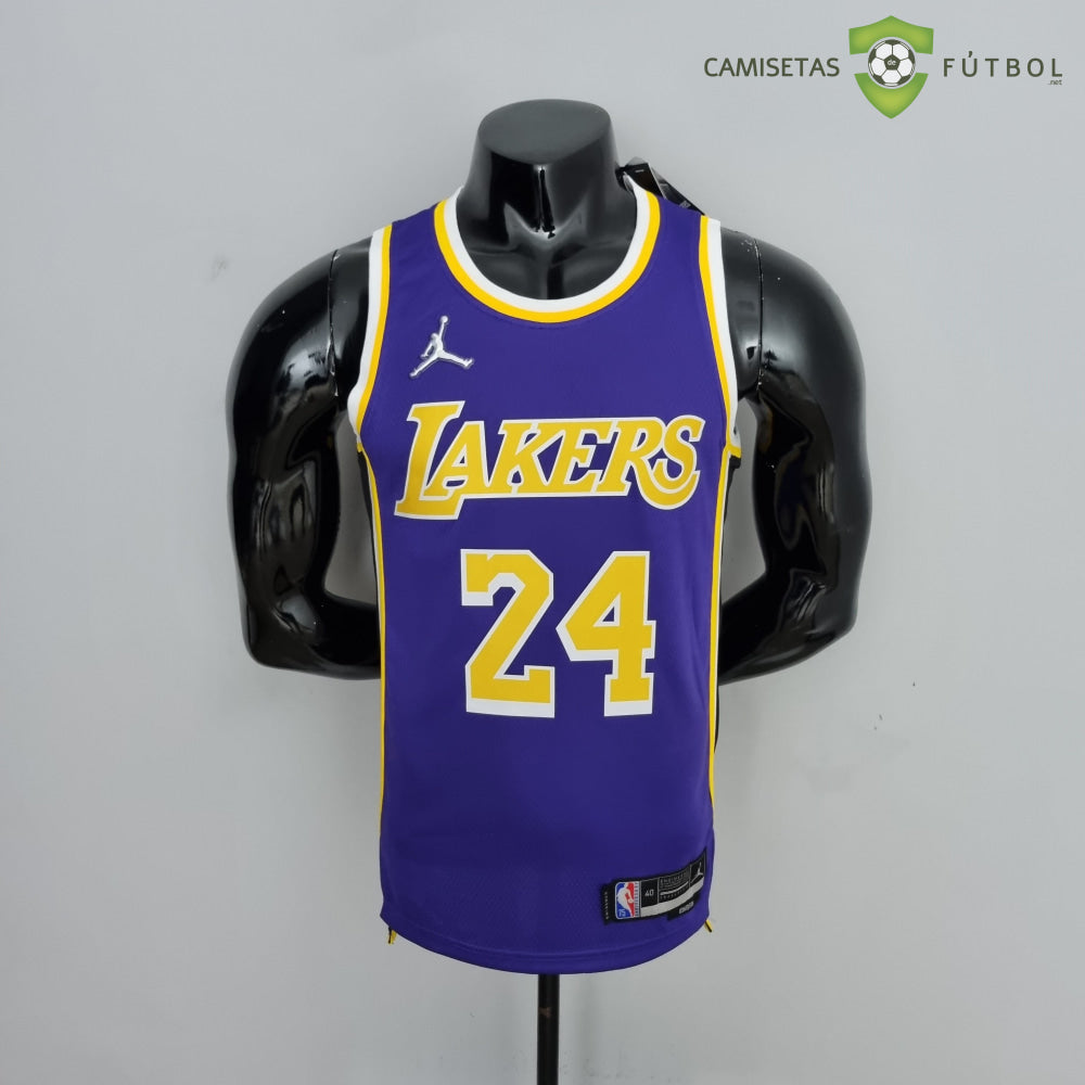 Camiseta Los Angeles Lakers 21-22 - Thomas Bryant 24 Púrpura Amarilla Nba